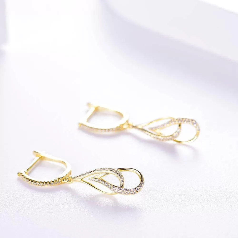 Hoop Earrings with Charm Stylish Fancy Drop Stylish Fancy Drop